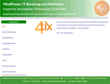 Tablet Screenshot of mindpower.com